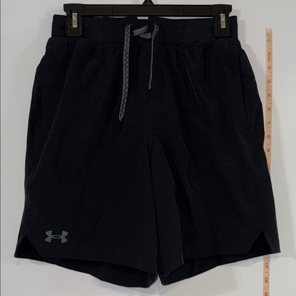 Under Armour Black Shorts with Logo